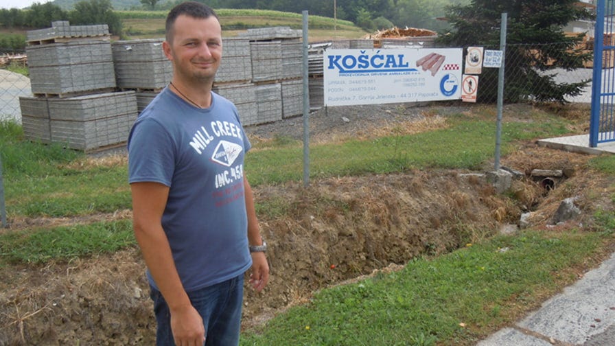 Želimir Koščal at the Koscal facility