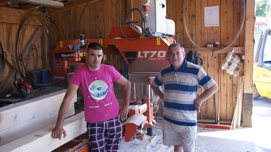 Mr. Ivan Bukovac and his son Goran who continues the family business
